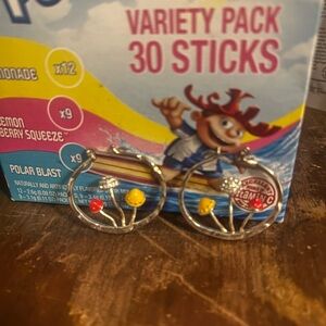 Colorful  mushroom Hoop Earrings with Red and Yellow Accents